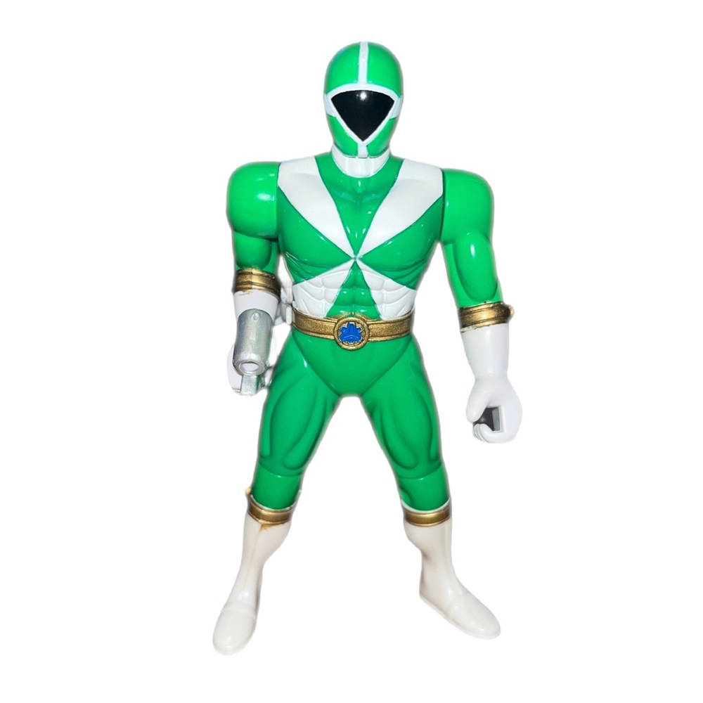 1999 Bandai Mighty Morphin Power Ranger Lightspeed Rescue Green Ranger